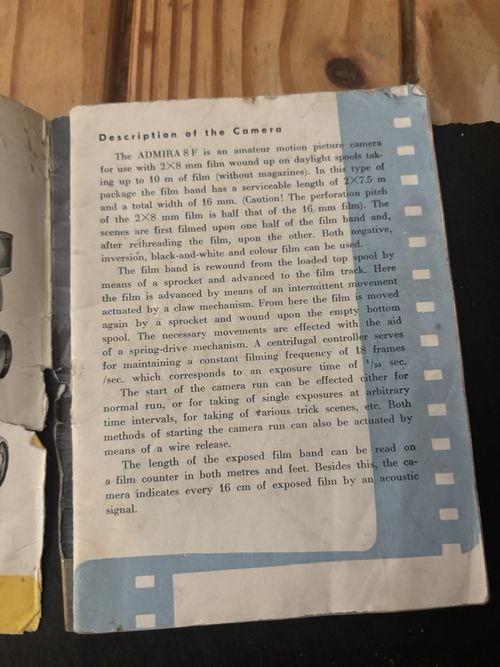 Vintage Cine Equipment Manuals,instructions Booklets And Guides Bundle, — image 22