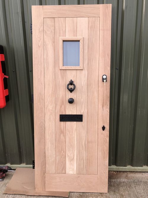 Solid Oak Front Door And Combination Frame, Made To Your Size £1995 — image 12