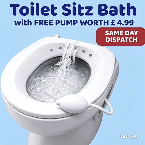 Foldable Hanging Toilet Sitz Bath for Postpartum Hemorrhoids Patient Healing UK