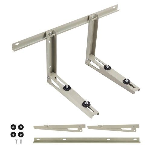 Air Conditioner Wall Bracket 100kg Galvanised Steel Accessories Condensing Unit
