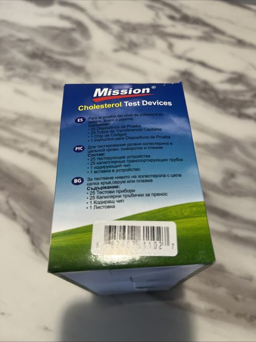 Mission 3 in 1 Cholesterol Test devices(Lipid Panel) Strips F.S.S — image 5