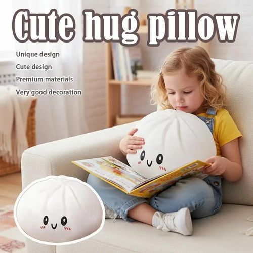 25cm Large Dumpling Squishy Stress Relief Squeeze Fidget Toy Soft Food Shape — image 3