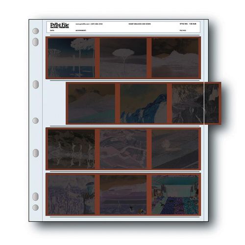 20x Print File 120 Negative Storage Pages Sheet Sleeves Film Preservers 120-4UB — image 1