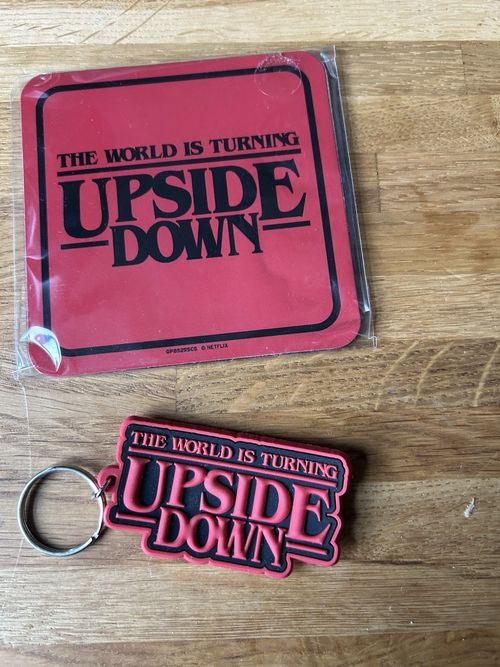 Stranger Things Mug, Mat And keyring Gift Set — image 3