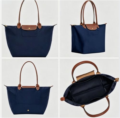 Longchamp Le Pliage Large Navy Tote Bag Foldable Travel Christmas Gift UK HOT — image 4