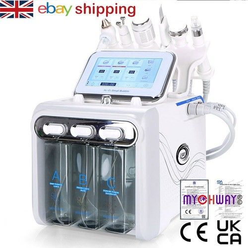 6 IN 1 Hydro Hydra Water Dermabrasion Facial Deep Cleansing Skin Tighten Machine