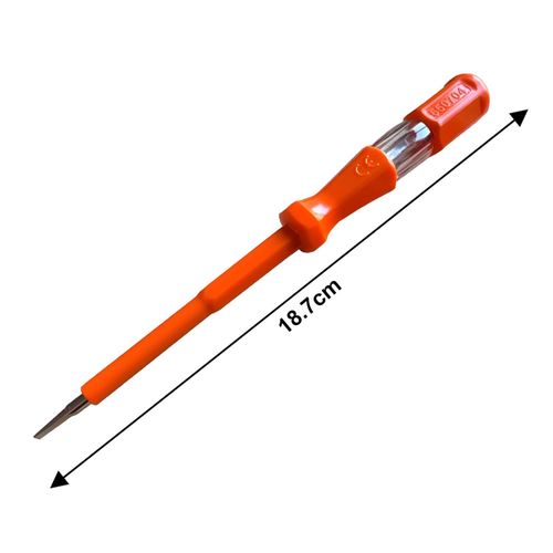 2PC ELECTRICAL MAINS VOLTAGE TESTER ELECTRICIANS INSULATED SCREWDRIVER — image 2