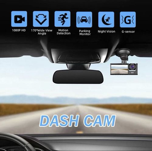 Dual Lens 1080P Car Dash Cam Recorder G Sensor DVR Front and Rear Camera Video — image 12