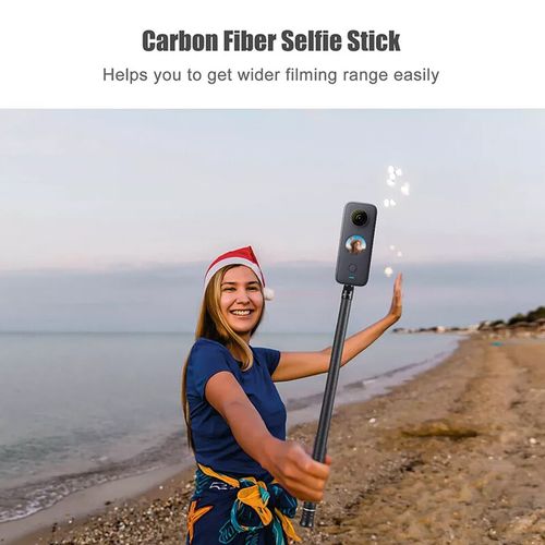 3M Adjustable Light Weight Carbon Fiber Invisible Selfie Stick Long For Insta360 — image 9