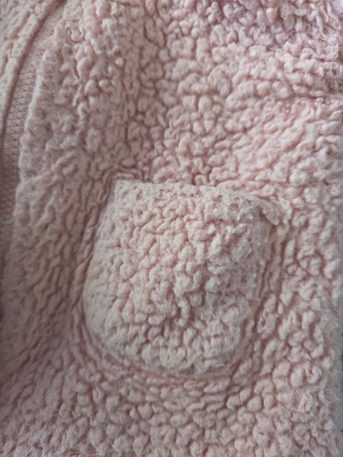 12 Months Carters Pink Polyester And Cotton  Teddy Bear Eared Jacket — image 4