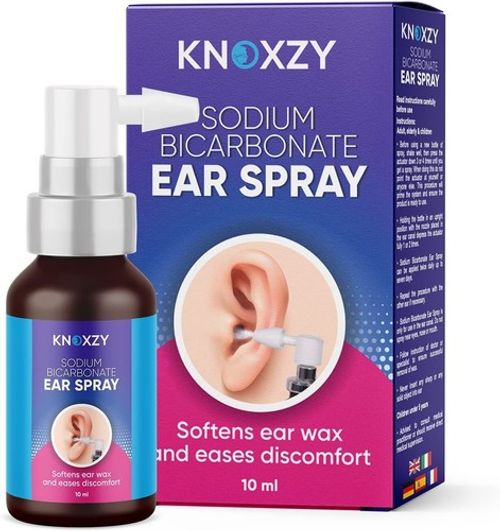 Knoxzy Itchy Ear Spray Sodium Bicarbonate Ear Care Wax Remover 10ml