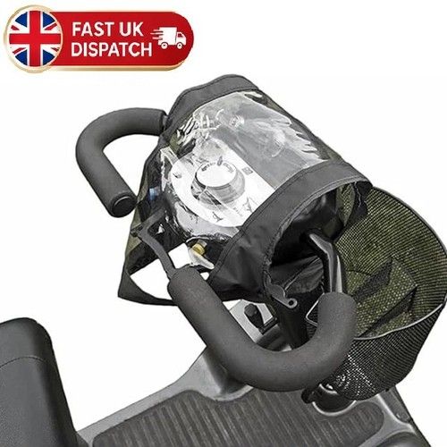 Share Universal Mobility Scooter Clear Panel Cover, Waterproof Tiller Protector