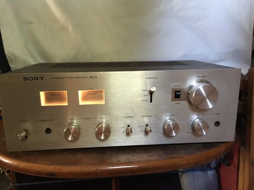 Sony TA11 Amplifier. Working But Needs a Service. Please Read Description. — image 2