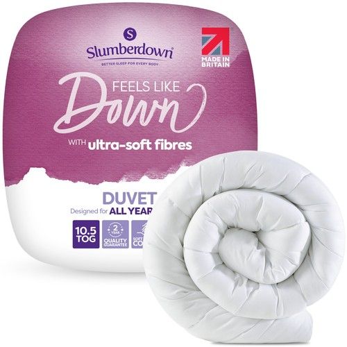 Feels Like Down Duvet All Seasons by Slumberdown