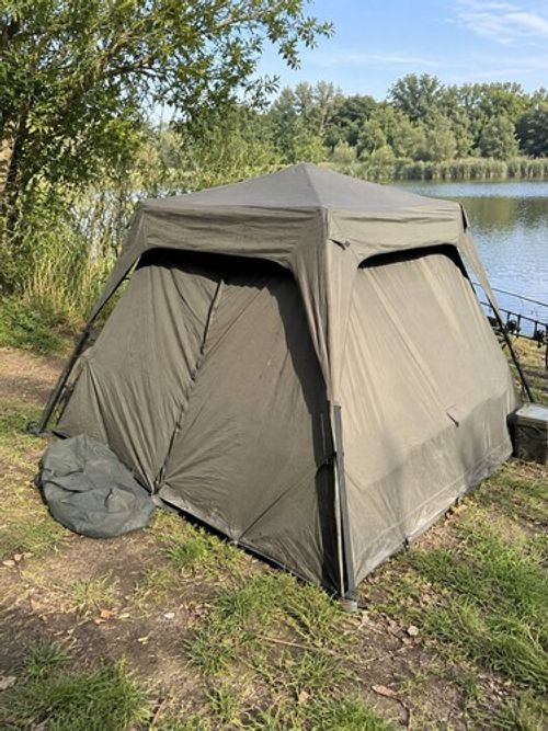 Solar Easy Up 2 Man Fishing Bivvy with Skull Cap & Groundsheet + Pegs