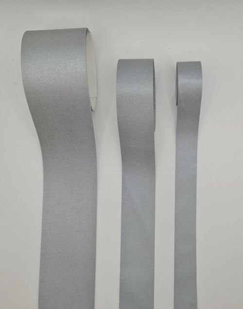 REFLECTIVE SEW ON TAPE HI VISIBILITY SILVER HIGH GRADE 10MM,20MM,25MM,30MM,50MM 