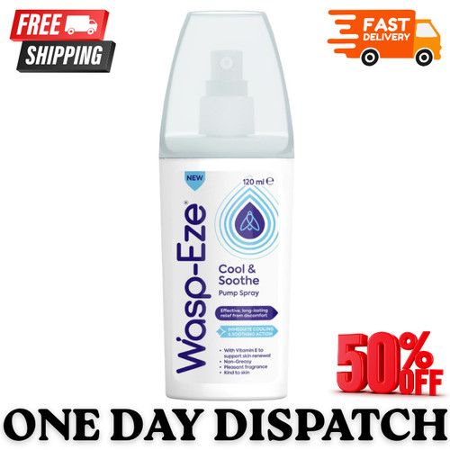 Wasp Eze Cool & Soothe Pump Spray 120ml Effective Cooling & Soothing 120 ml
