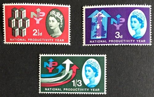 GB 1962 Commemorative Stamp Year Set SG631 - SG633 Set of 3 MNH