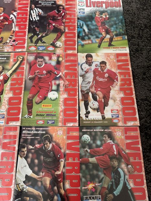 Liverpool FC 56 x Match Programmes 94 95 97 & 1998 See Photos Job Lot Bundle — image 9