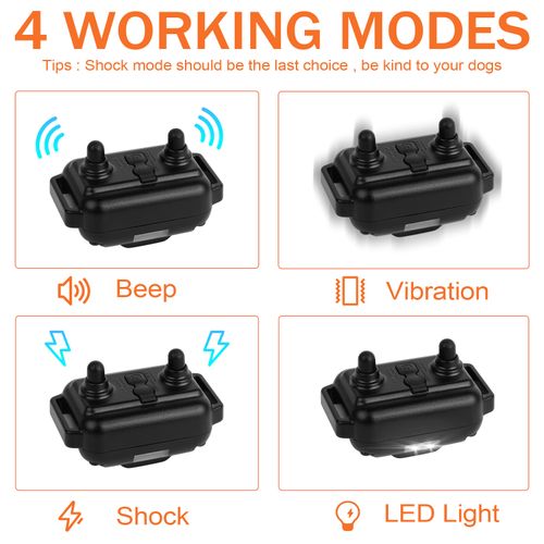 800M Electric Pet Dog Training E-Collar Anti-Bark Obedience Remote Control LCD — image 2