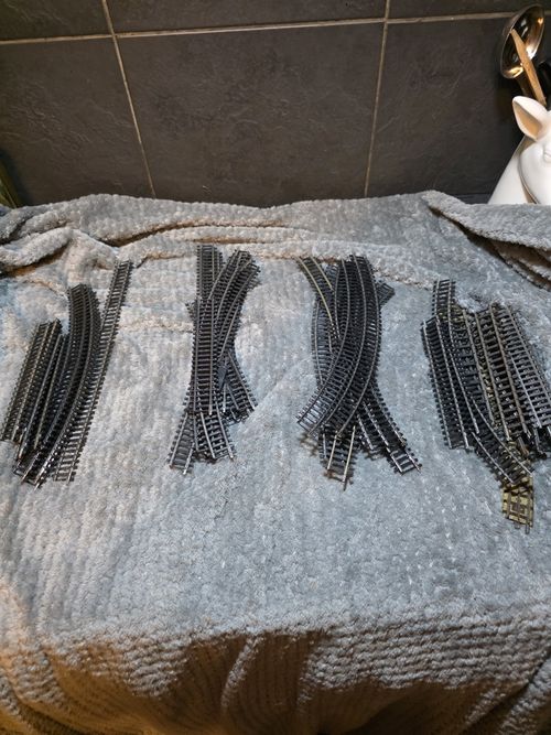 Massive Huge OO Gauge 1:76 Mixed Track Job Lot Curves Straights Points Two-Rail — image 6
