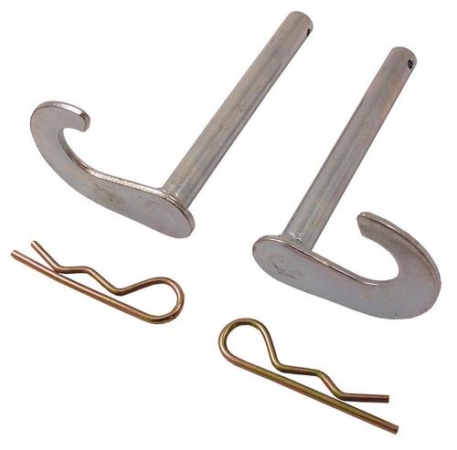 PADDOCK STAND BOBBIN HOOK ADAPTORS PAIR OF HOOKS REAR PADDOCK STAND MOTORBIKE