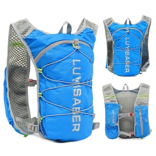 Reflective Running Bag Nylon Hiking Backpack New Marathon Hydrating Backpack