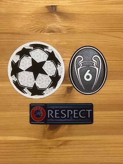 2020-2024 UEFA Champions League Starball Winners 6 Times Patch Badge Liverpool