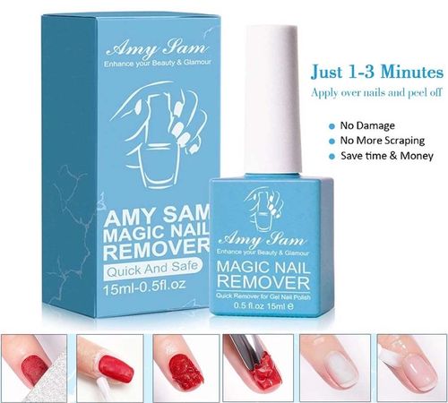Nail Gel Polish Remover Soak Off Nail Cleaner Magic Quick Burst Manicure Remover — image 2