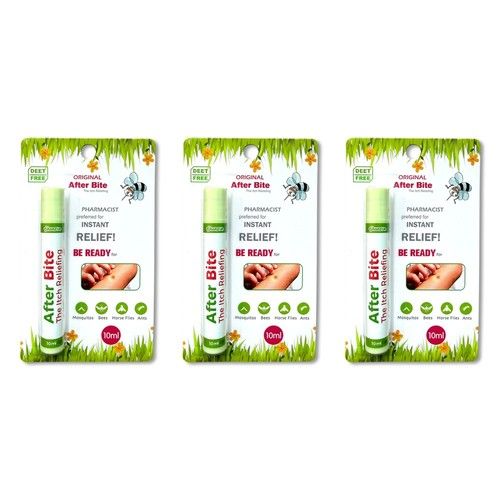 3 x After Bite Classic Handy Pen For Insect Bites Stings Mosquito Bee Wasp 10ml