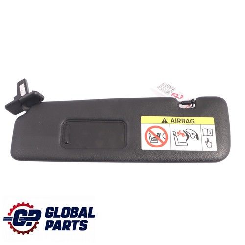 BMW F23 Sun Visor Mirror Panel Cover Trim Right O/S Passenger Side Black 7391853