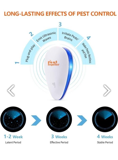 4 Pack Ultrasonic Plug In Pest Repeller Deter Mouse/Mice/Rat/Insect Repellent — image 3