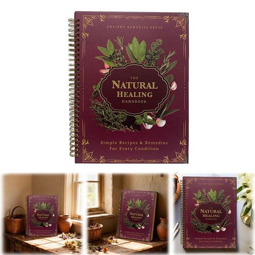 The Natural Healing Handbook Bound Herbal Remedies Natural Recipes Ancient UK