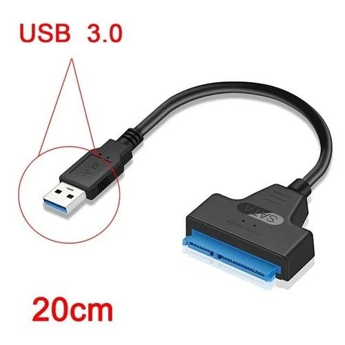 SATA to USB 2.0/3.0 HDD SSD Hard Drive 2.5 inch Converter Cable Adapter UK