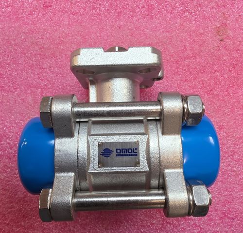 OMAL 3/4" 3-Piece Stainless Steel Ball Valve DN20 PN63 1000 PSI FNPT Threaded — image 3