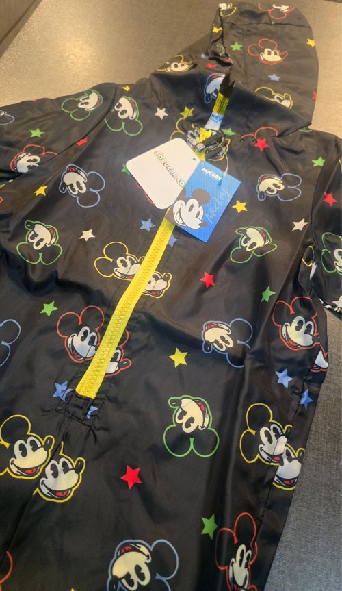 Disney Mickey Mouse AOP Boys rain all in Puddle Suit 6-9-12 Months