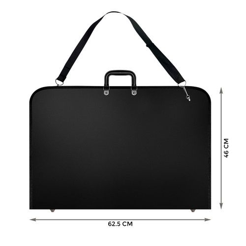 A1 A2 A3 A4 Water Proof Black Portfolio Case Design Art Work Painting Folder Bag