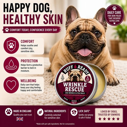 Dog Wrinkle & Fold Balm 30g | Bulldog Frenchie Pug Skin Fold Care Dry Rough Skin — image 6