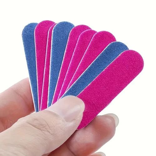 Mini NAIL FILES Emery Board DOUBLE SIDED Manicure PEDICURE DISPOSABLE Travel UK — image 5