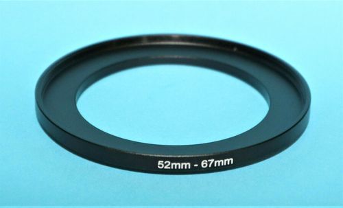 Brand New 52mm to 67mm 52-67mm Metal Step-Up Stepping Ring Filter Adapter — image 1