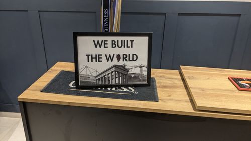 We Built The World Sunderland AFC Framed Print (White) — image 1