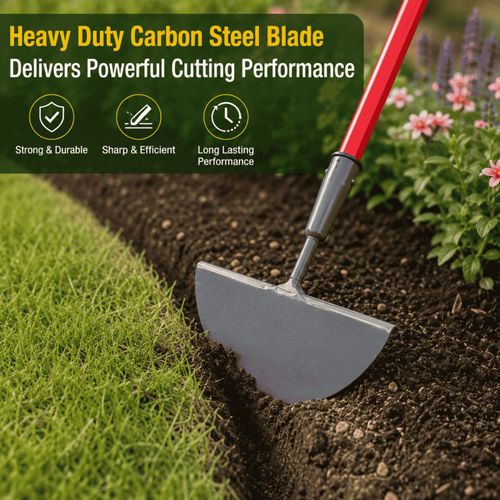 Heavy Duty Edging Tool Half Moon Lawn Long Handle Spear & Jackson Carbon Steel — image 7