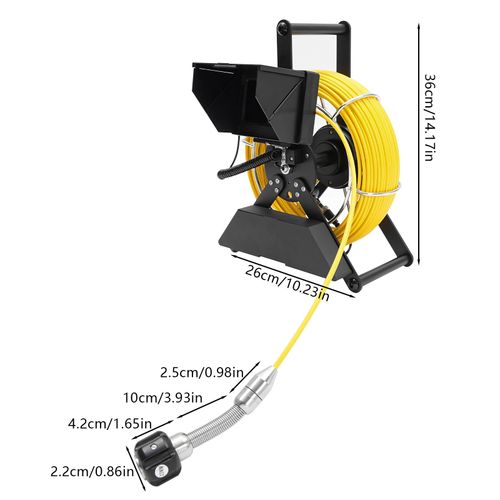 Sewer Pipe Inspection Camera Drain Industrial Endoscope Sewer Inspection Camera — image 5