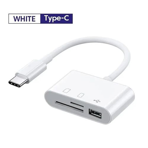 USB C SD Card Reader, Micro SD to Type C OTG Adapter for SDHC SDXC TF — image 1