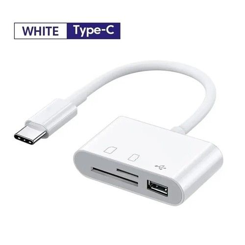 USB C SD Card Reader, Micro SD to Type C OTG Adapter for SDHC SDXC TF