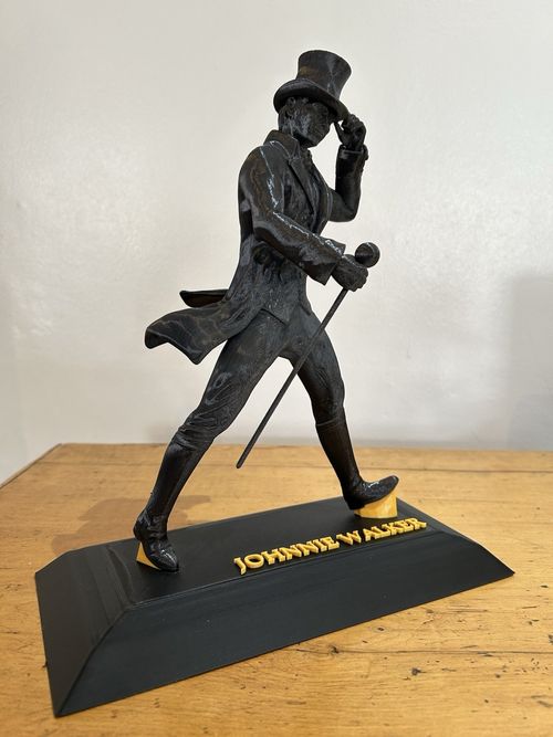 10” Striding Man Bar Statue Display — image 2