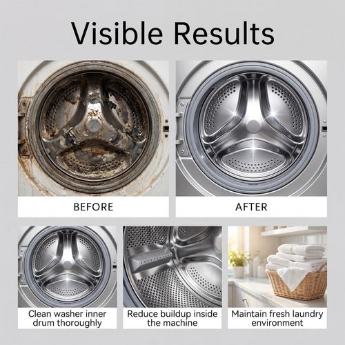Prime Drum Washing Machine Cleaner Pro,12-Pack Deep Clean Drum & Remove Descaler — image 6
