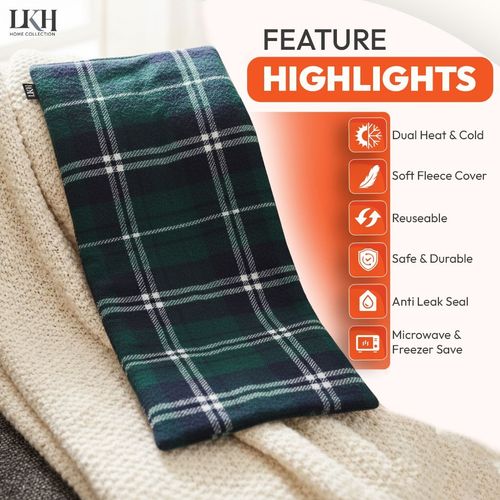 Microwave Heat Wheat Pack With Fleece Cover Pain Relief Shoulder Neck Warmer — image 4