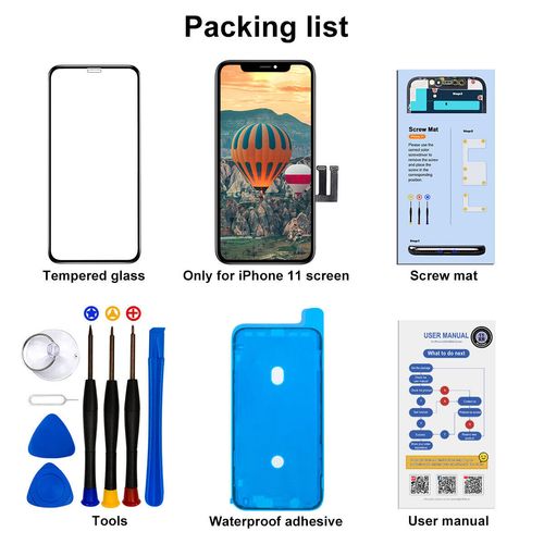 For iPhone 11 LCD Screen Replacement Digitizer INCELL Touch Display Kit / Tools — image 8