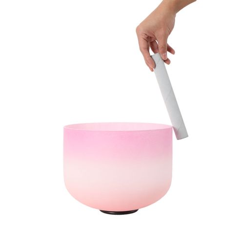 10" Crystal Singing Bowl C Chakra Healing Bowl with Mallet for Meditation — image 7